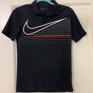 Youth boys golf polo shirt - like new